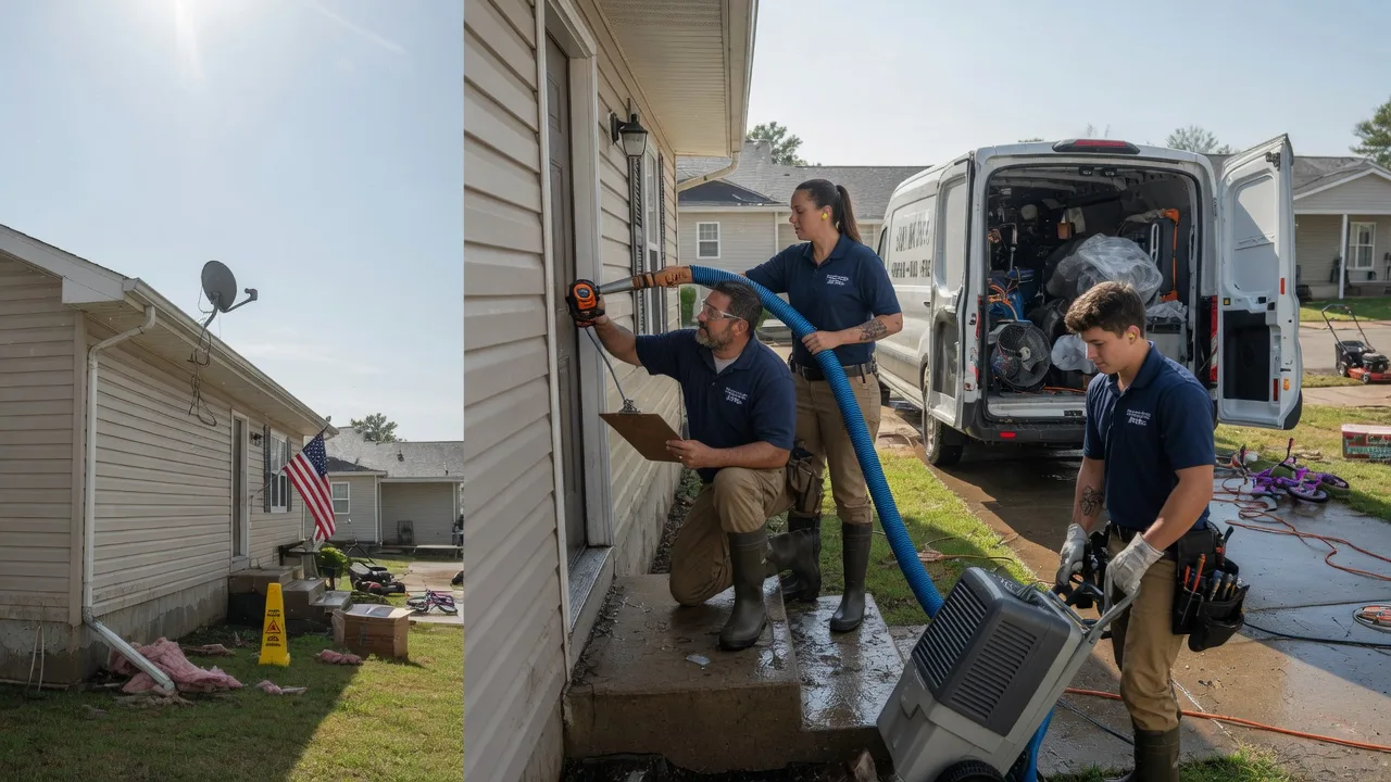 Ceiling Water Damage Restoration in Menifee, AR near me